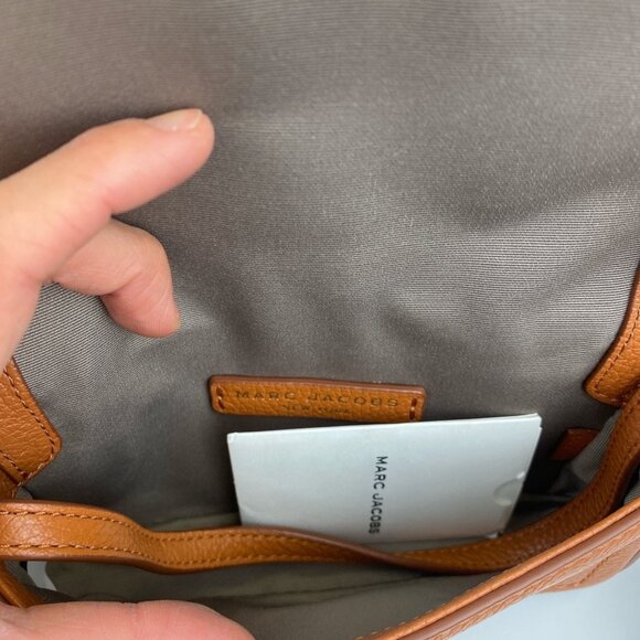 Marc Jacobs H107L01FA21 Groove Pebbled Leather Mini Shoulder Bag, Smoked Almond - Picture 6 of 9